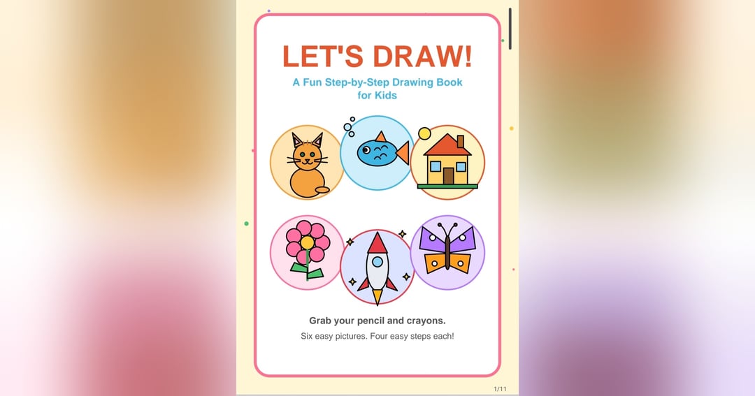 Let's Draw! A Fun Step-by-Step Drawing Book for Kids, image 2