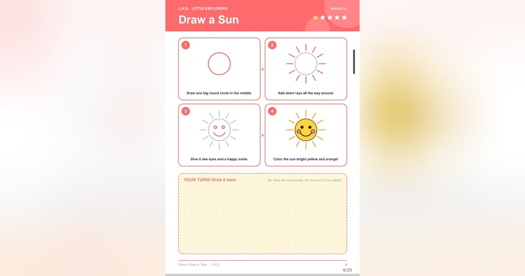 Draw It Step by Step (A Step-by-Step Drawing Journey: Learn to draw, one easy step at a time, L.K.G. to Class 3), image 5