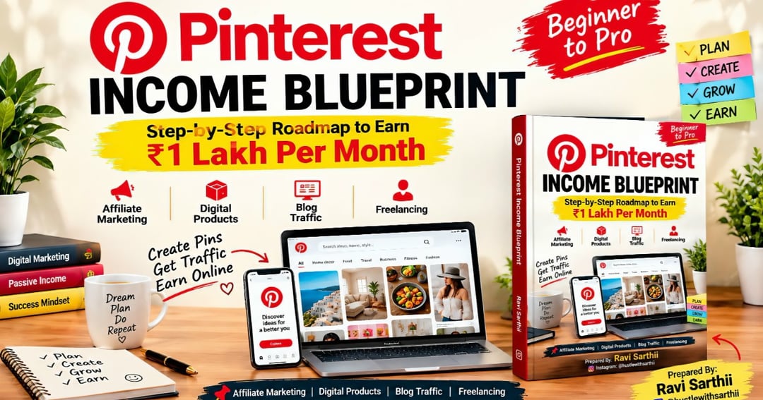 Pinterest Income Blueprint (Beginner to Pro) – Earn Lakhs Per Month