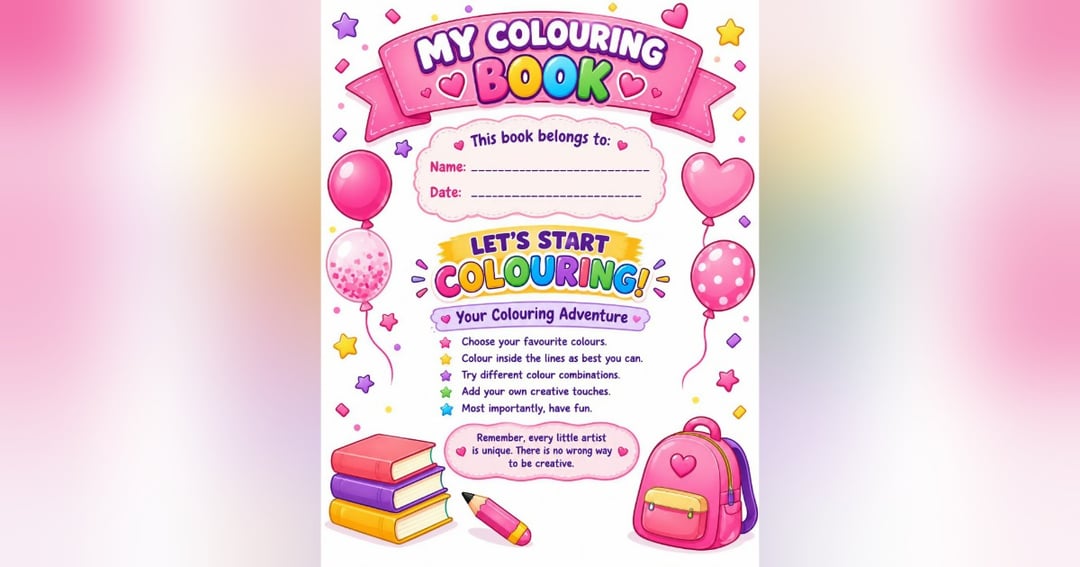 My Little Princess Coloring Book | 30 Printable Coloring Pages for Kids, image 4
