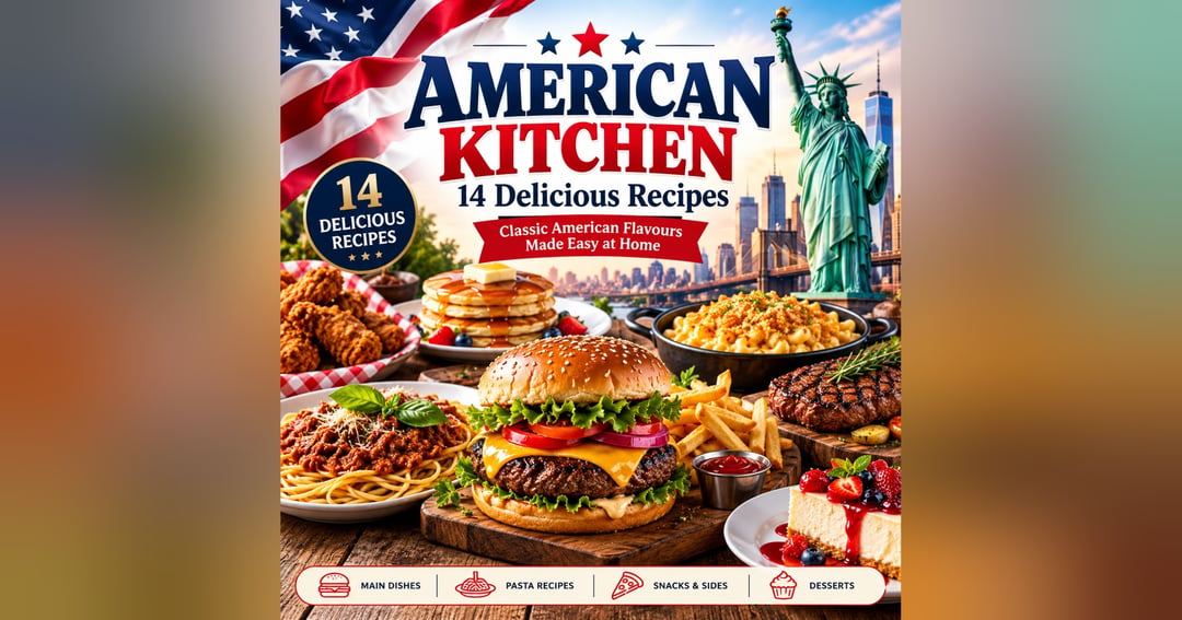 American Food Recipes PDF | 13 Classic Recipes – Digital Cookbook