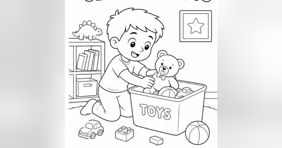 GOOD HABIT COLORING BOOK, image 2