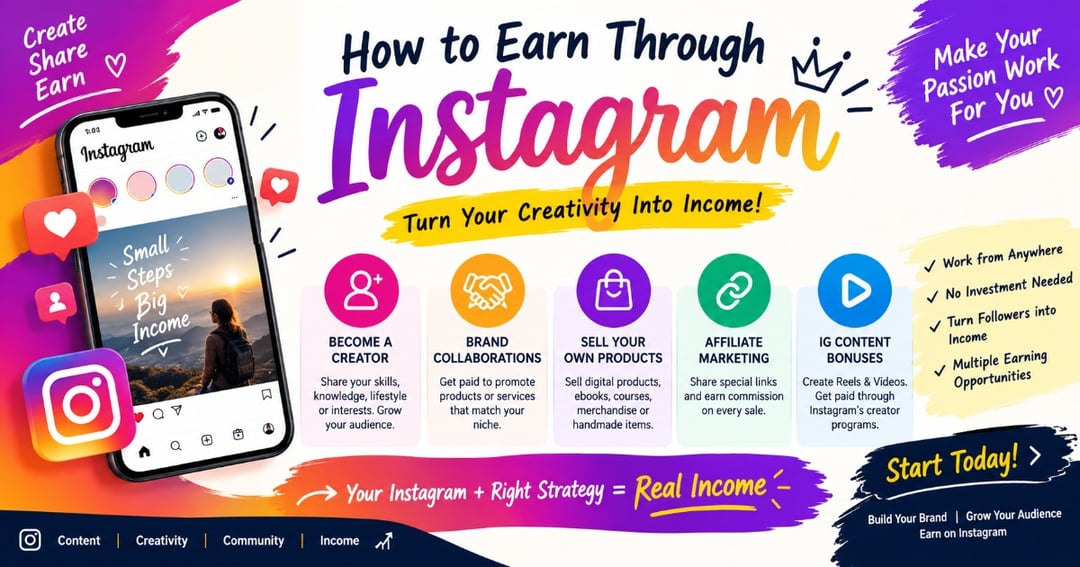 Earn Through Instagram