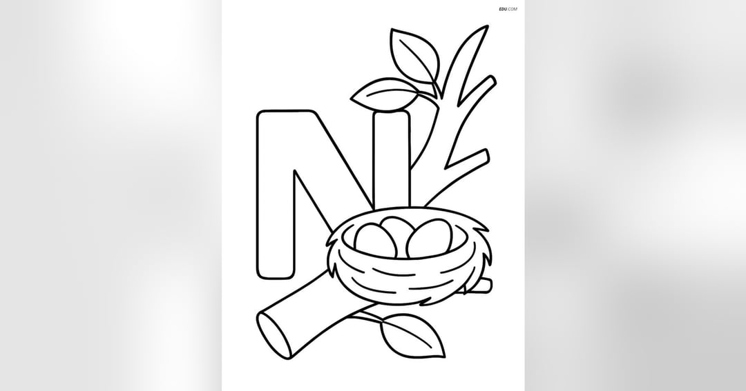 Alphabet colouring book, image 4