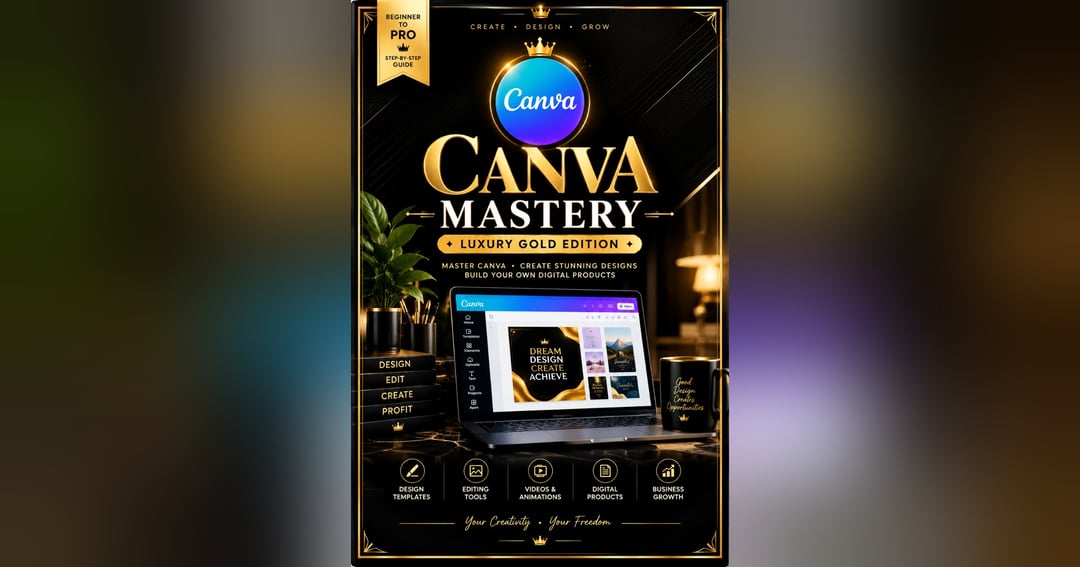 CANVA MASTERY GOLD EDITION - Beginner to Pro Guide
