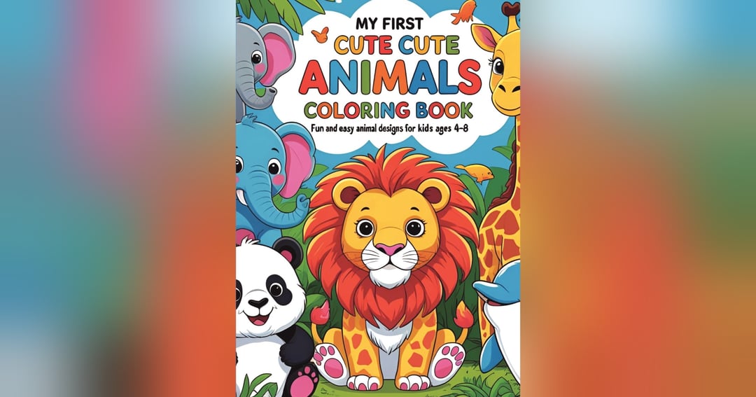 Cute Animals Coloring Book