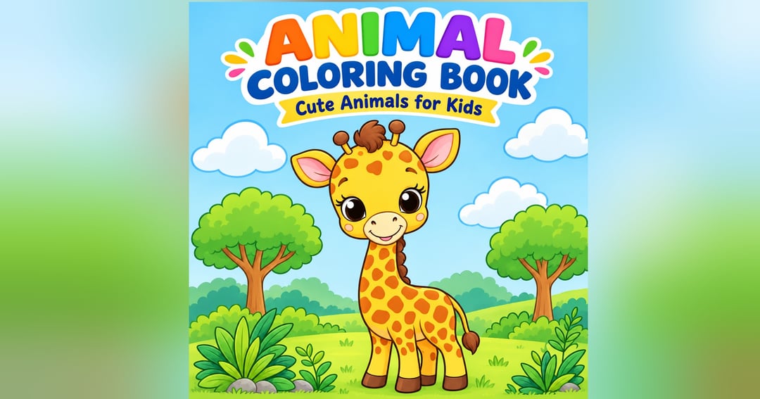 AMAZING ANIMALS WORLD  DRAWING BOOK!