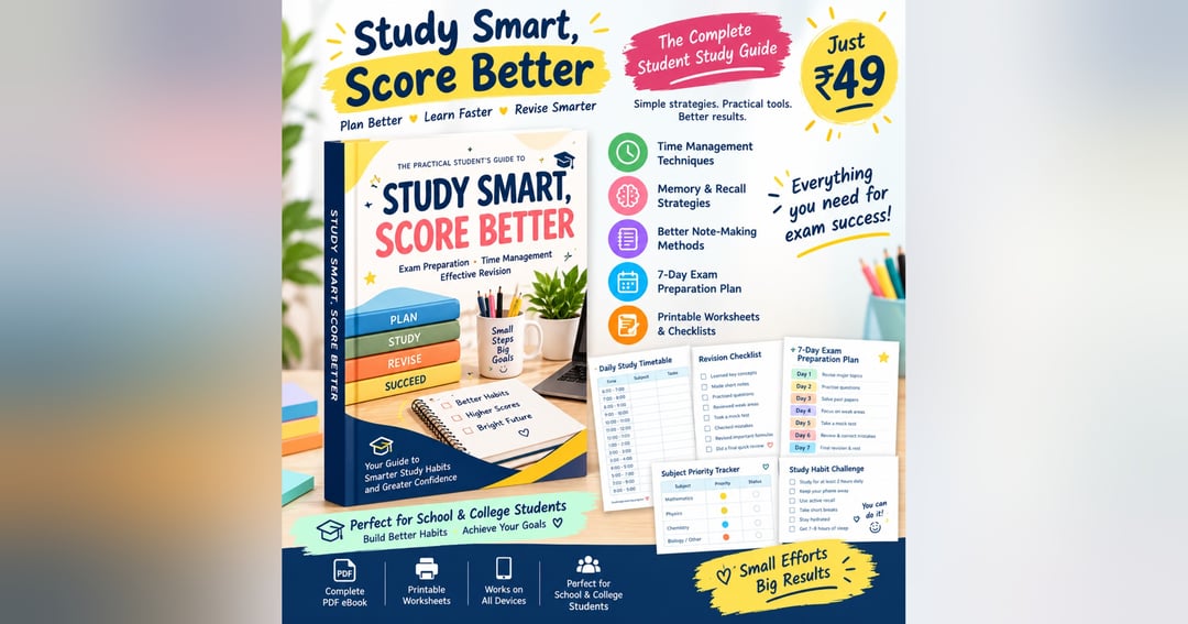 Study Smart, Score Better — The Complete Student Study Guide