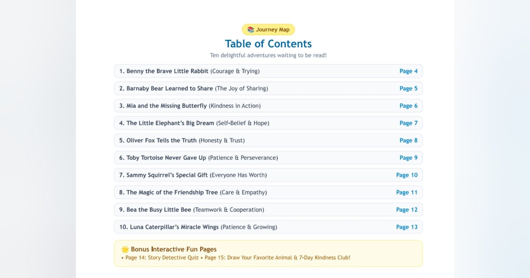 Little Animal Adventures: 10 Magical Stories for Little Heroes, image 2