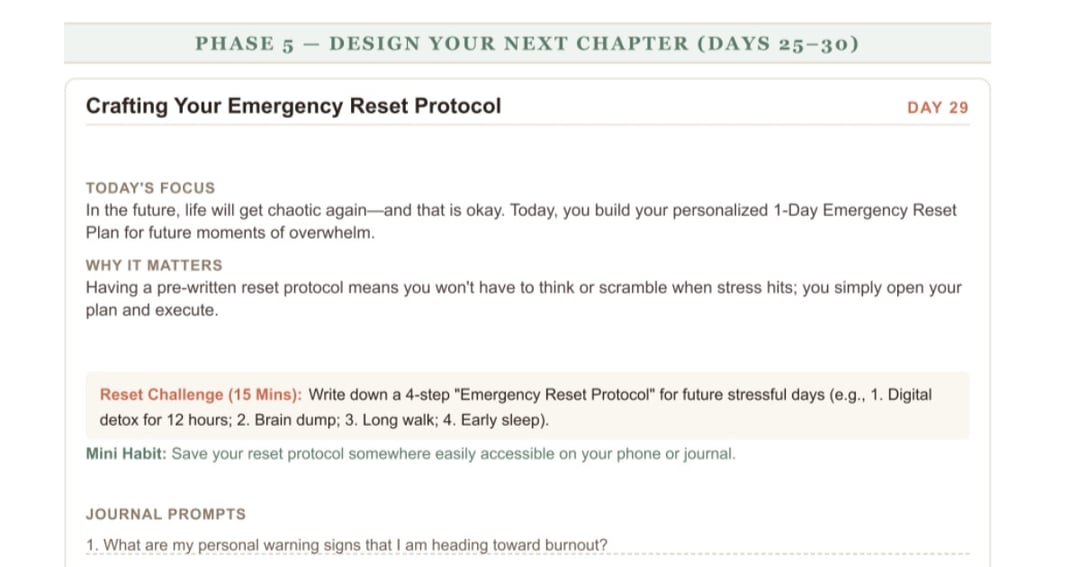 THE 30-DAY LIFE RESET, image 3