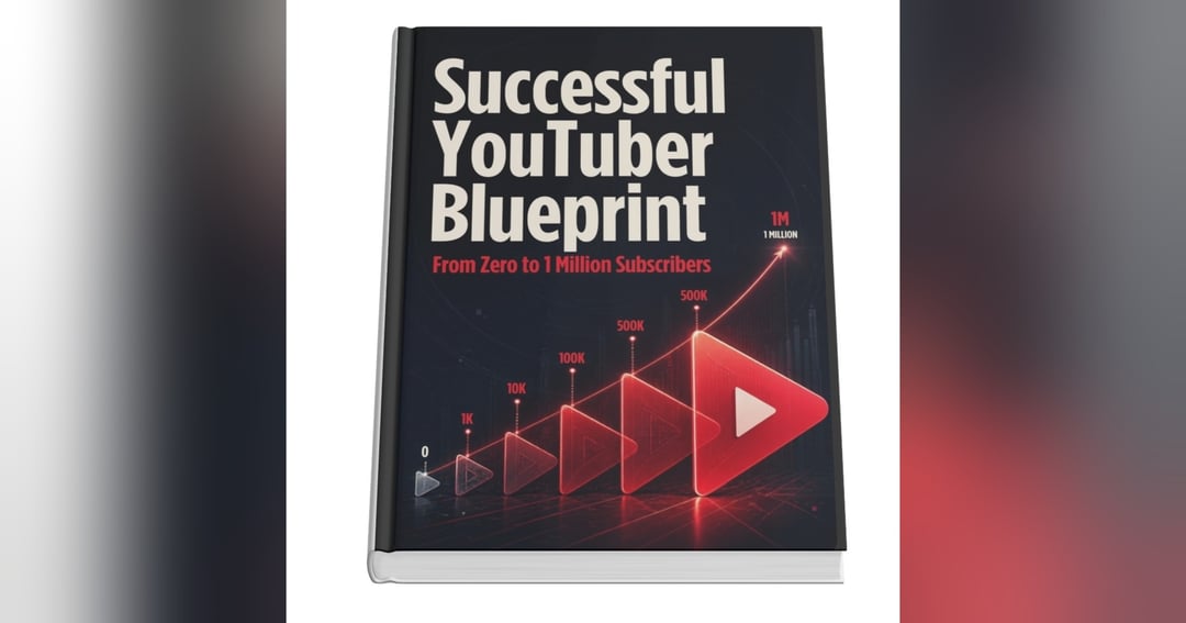 Successful youtuber blueprint: from zero to 1 million subscribers