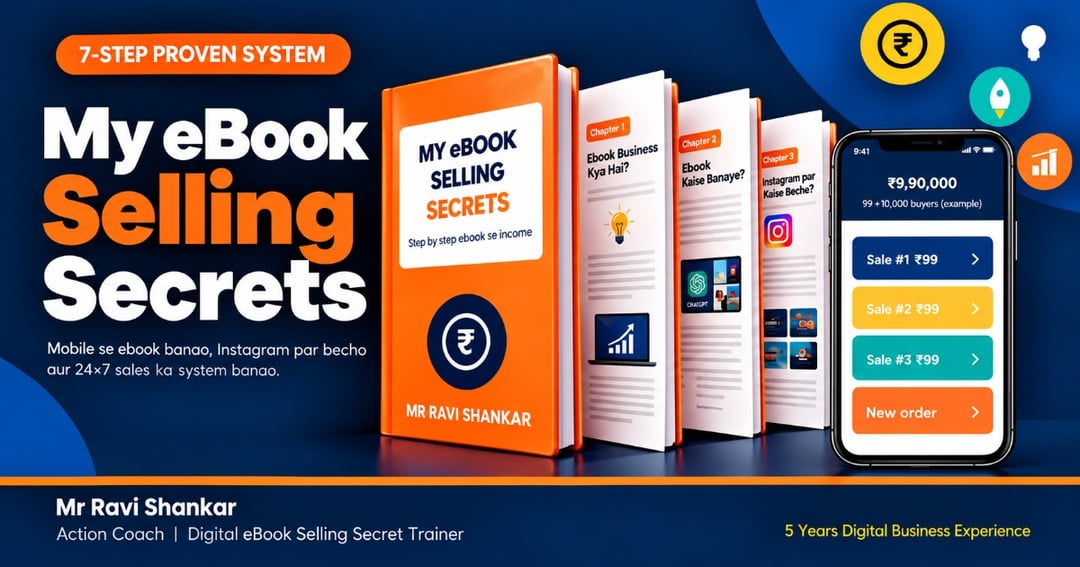 My Ebook Selling Secret in 7 Step