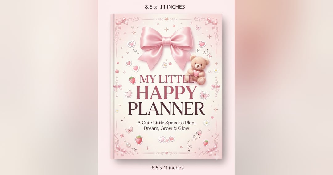My Little Happy Planner – 31-Page Cute Aesthetic Life Planner PDF
