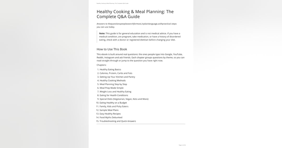 Healthy Cooking and Meal Planning, image 2