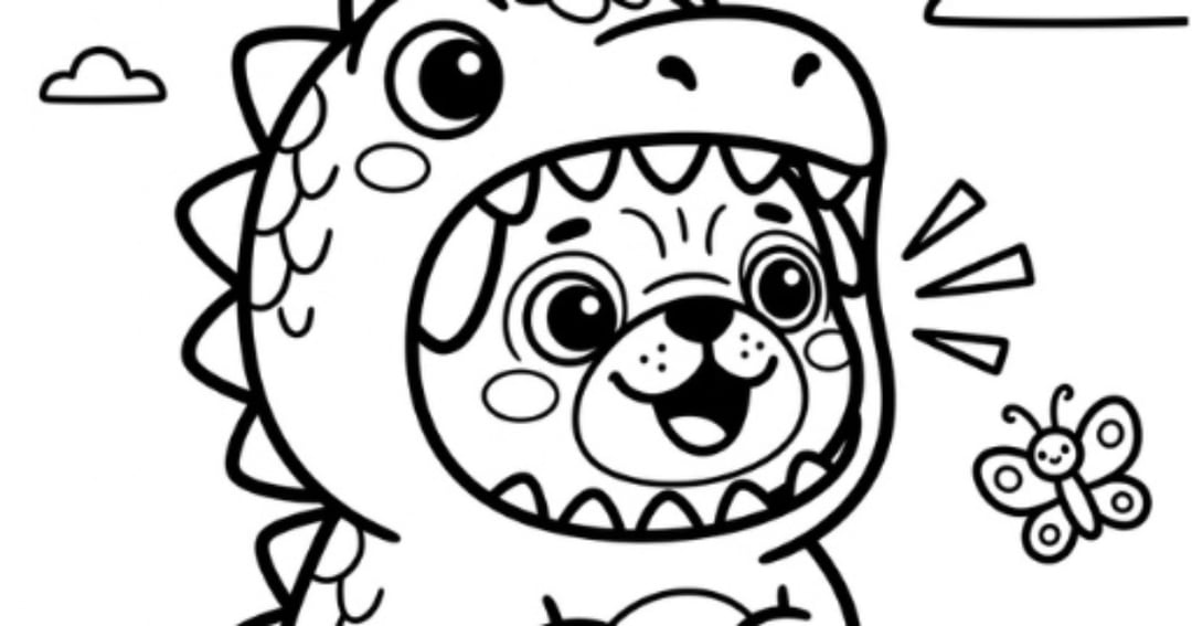 Dog Breeds Coloring Book for Kids | Printable Puppy Coloring Pages | 15 Cute Dogs | Instant Download PDF | Boys & Girls Ages 4-8, image 4