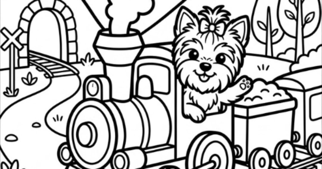 Dog Breeds Coloring Book for Kids | Printable Puppy Coloring Pages | 15 Cute Dogs | Instant Download PDF | Boys & Girls Ages 4-8, image 3