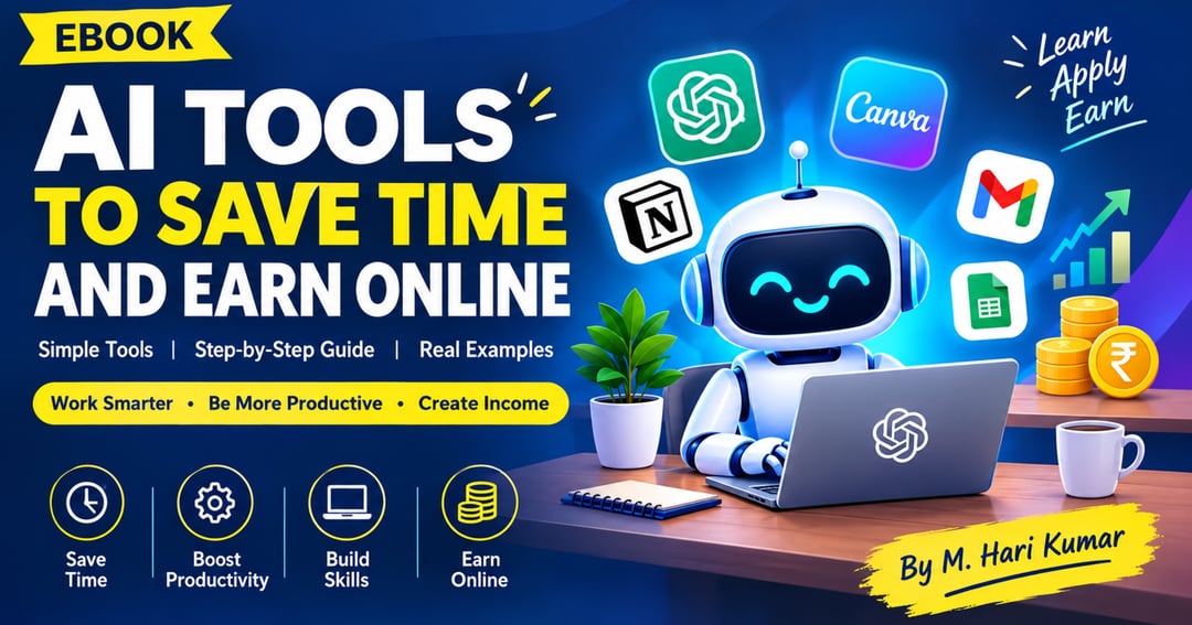 AI TOOLS TO SAVE TIME AND EARN ONLINE