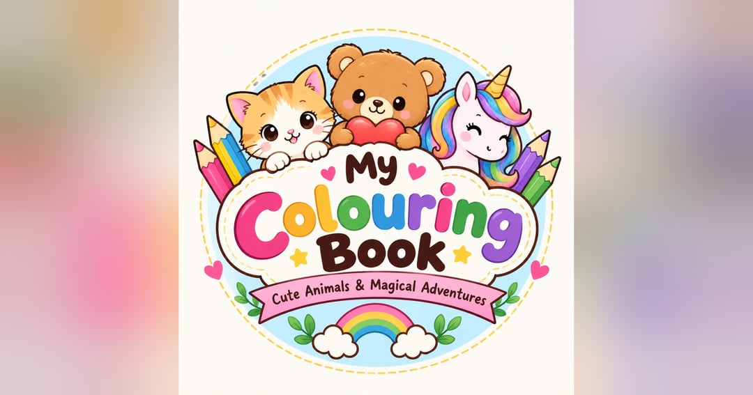 My Colouring Book: Cute Animals