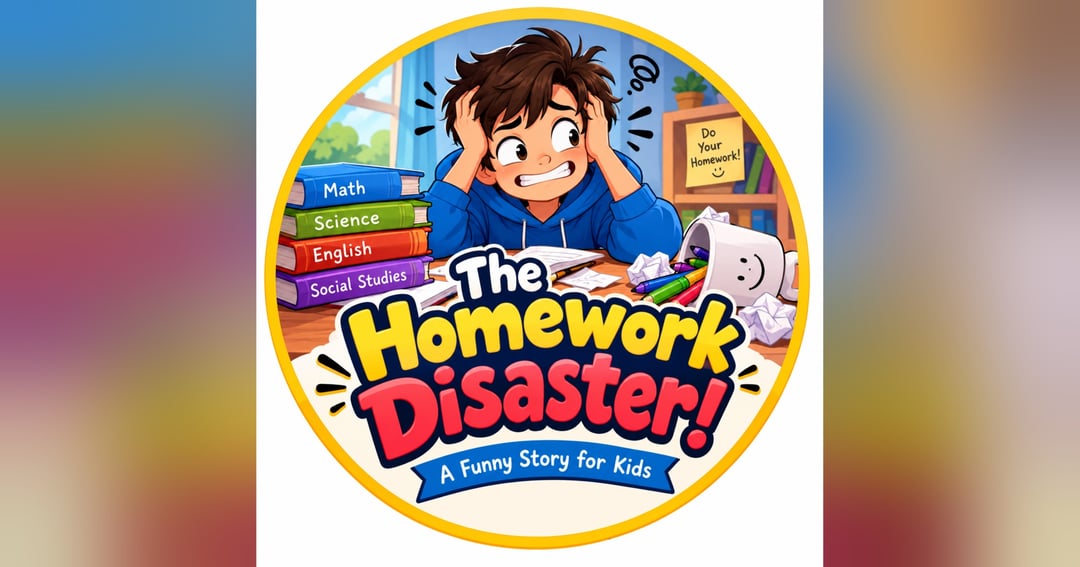 The Homework Disaster - A Fun Story For Kids