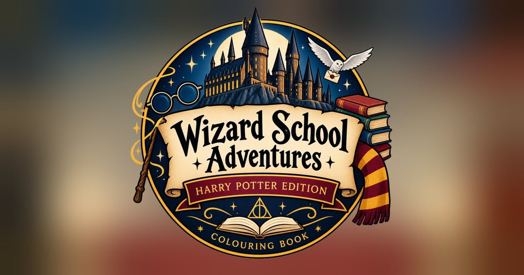 Wizard School Adventures: Harry Potter Edition β Magical Fantasy Colouring Book