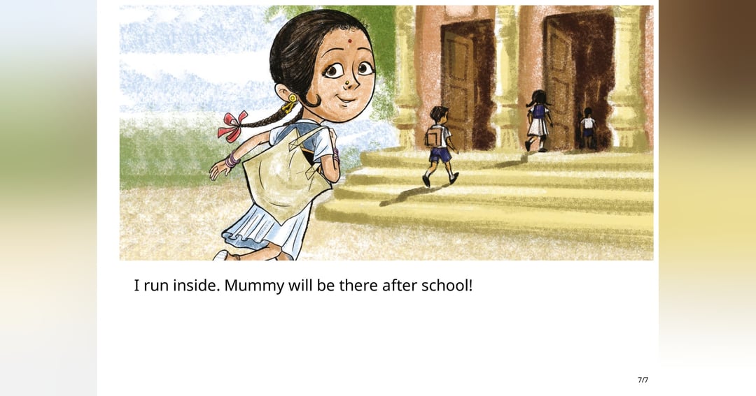 Rani's First Day at School, image 3