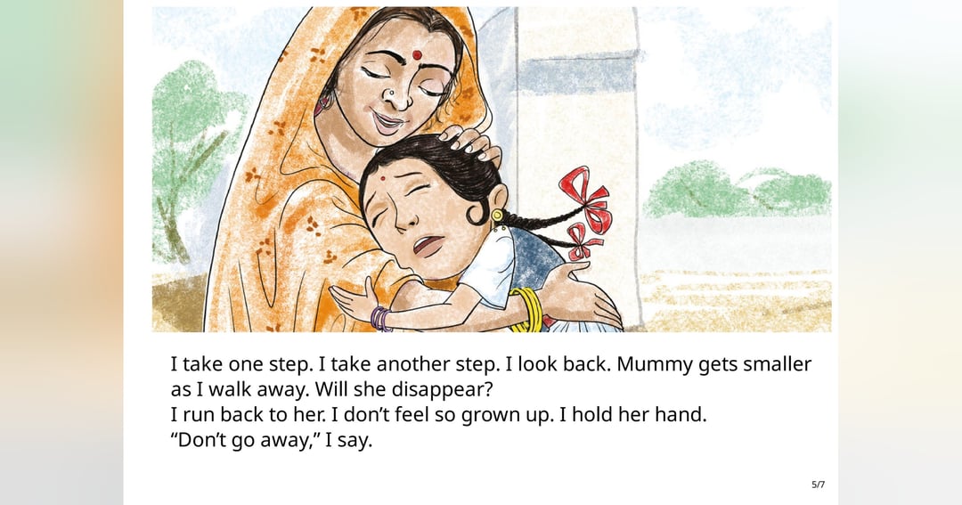 Rani's First Day at School, image 2