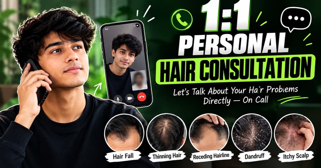 1:1 Personal Hair Regrowth Guidance with Me