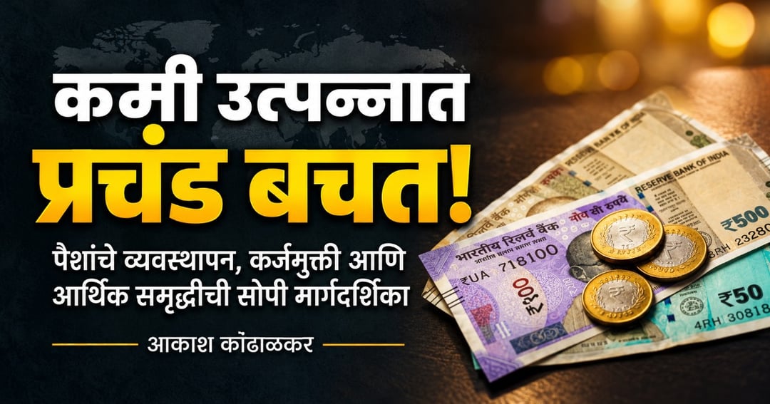 कमी उत्पन्नात प्रचंड बचत! - Practical Marathi E-book