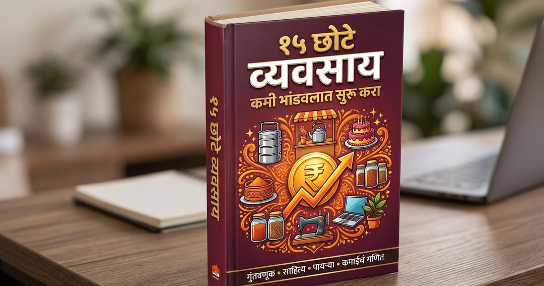 १५ कमी भांडवलातील व्यवसाय कल्पना | मराठी Ebook PDF