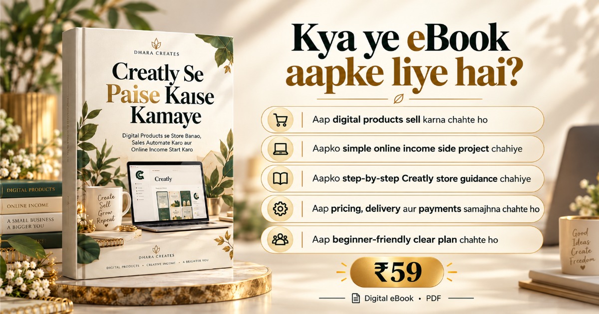 Creatly Se Paise Kaise Kamaye – Digital Products Selling Guide (Hinglish), image 3