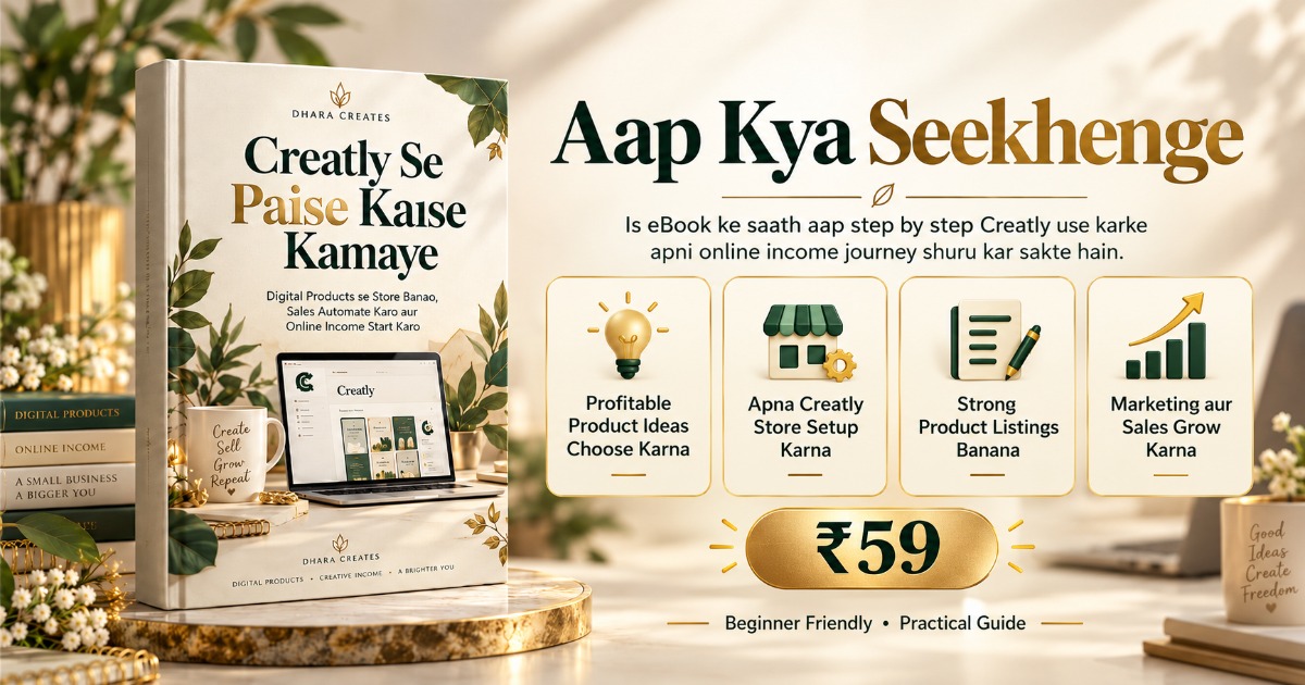Creatly Se Paise Kaise Kamaye – Digital Products Selling Guide (Hinglish), image 4