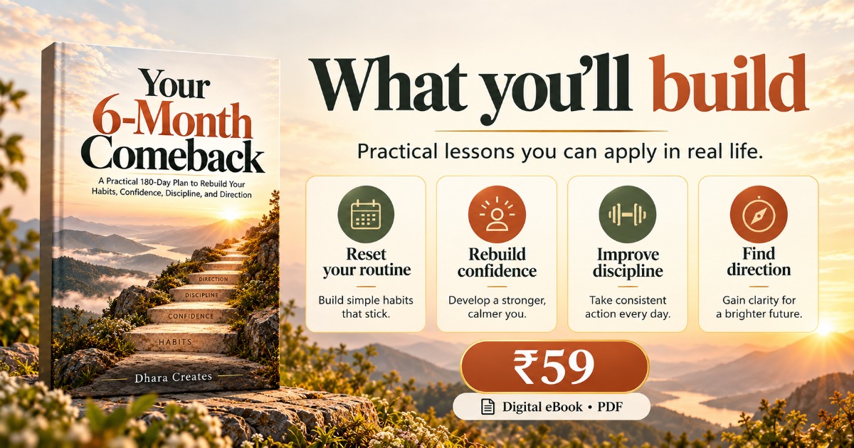 Your 6-Month Comeback – 180-Day Self-Improvement & Habit Building Guide, image 5