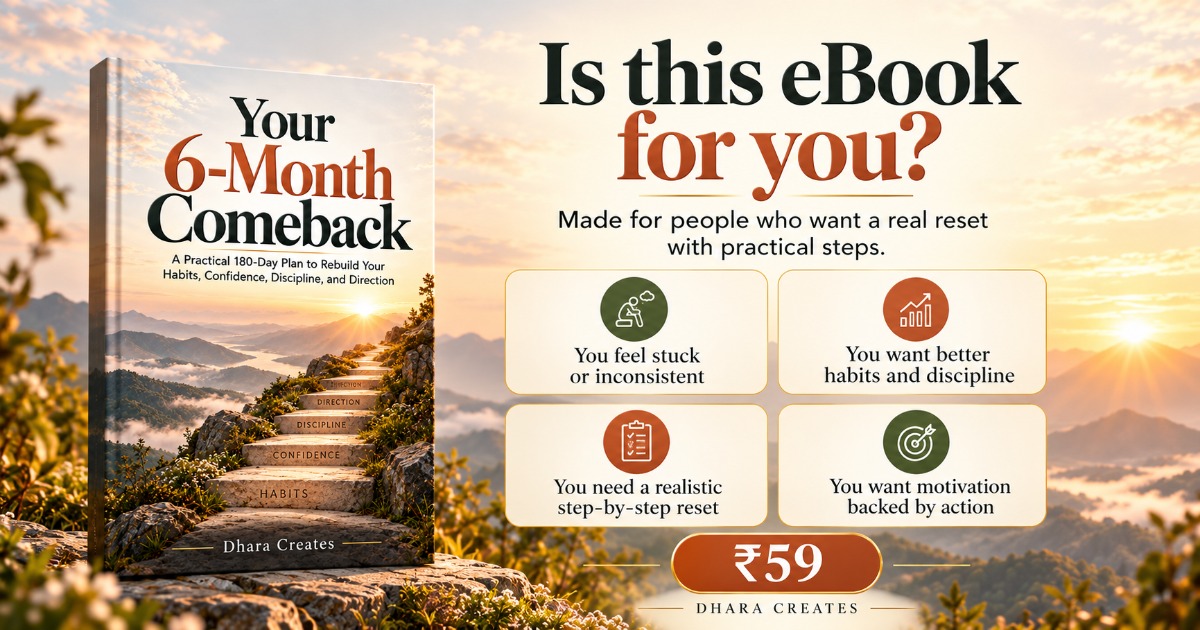 Your 6-Month Comeback – 180-Day Self-Improvement & Habit Building Guide, image 4