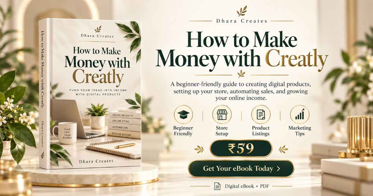 How to Make Money with Creatly – Digital Products & Store Setup Guide (English Edition)