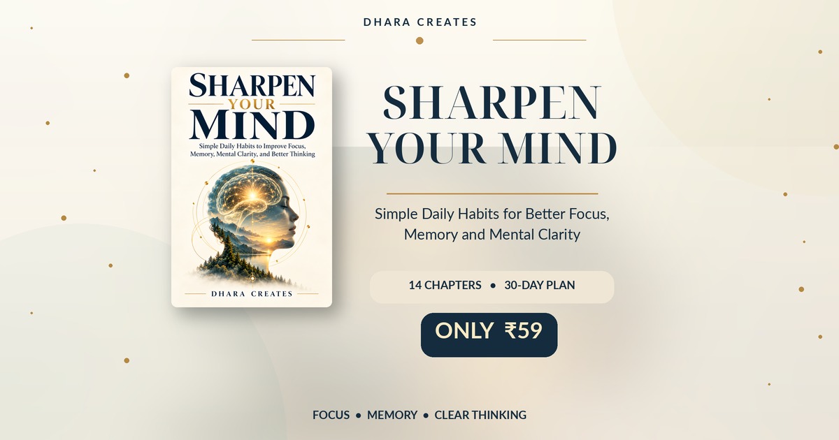 Sharpen Your Mind – Improve Focus, Memory & Mental Clarity | 30-Day Guide