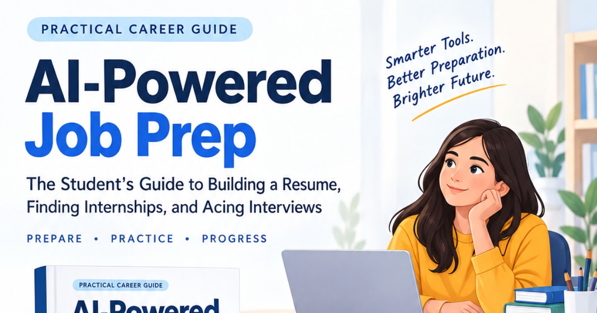 Practical Career Preparation for Students & Fresh GraduatesAI-Powered Job Prep is a practical career-preparation resource for college students and fresh graduates. We help students prepare for resumes, internships, LinkedIn profiles, interviews, professio, image 2