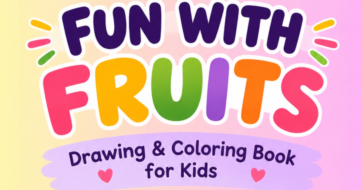 Fun with Fruits – Drawing & Coloring Book for Kids — image 2