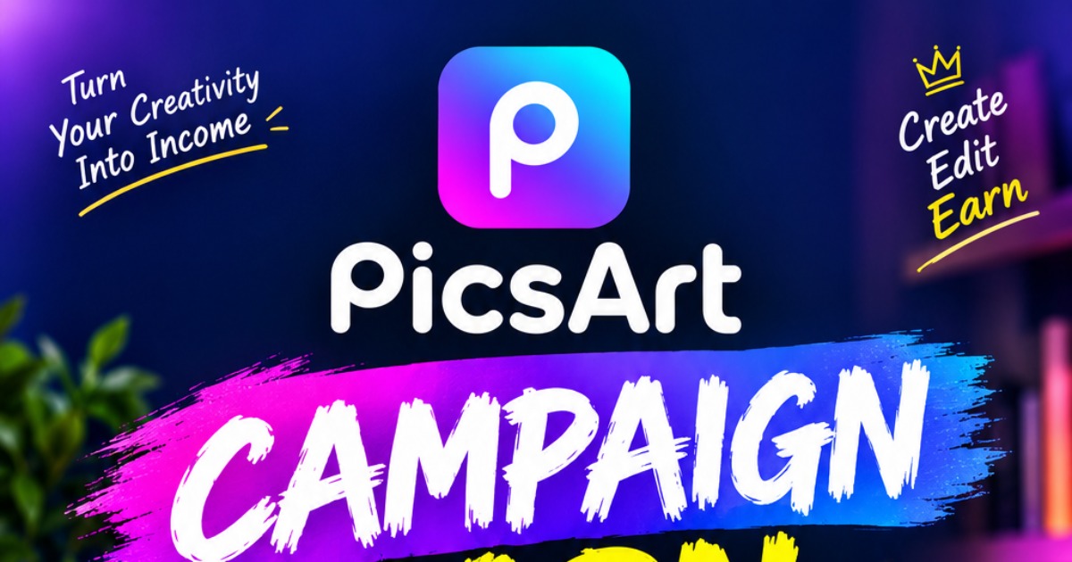 Earn With PicsArt π° | Create & Get Paid