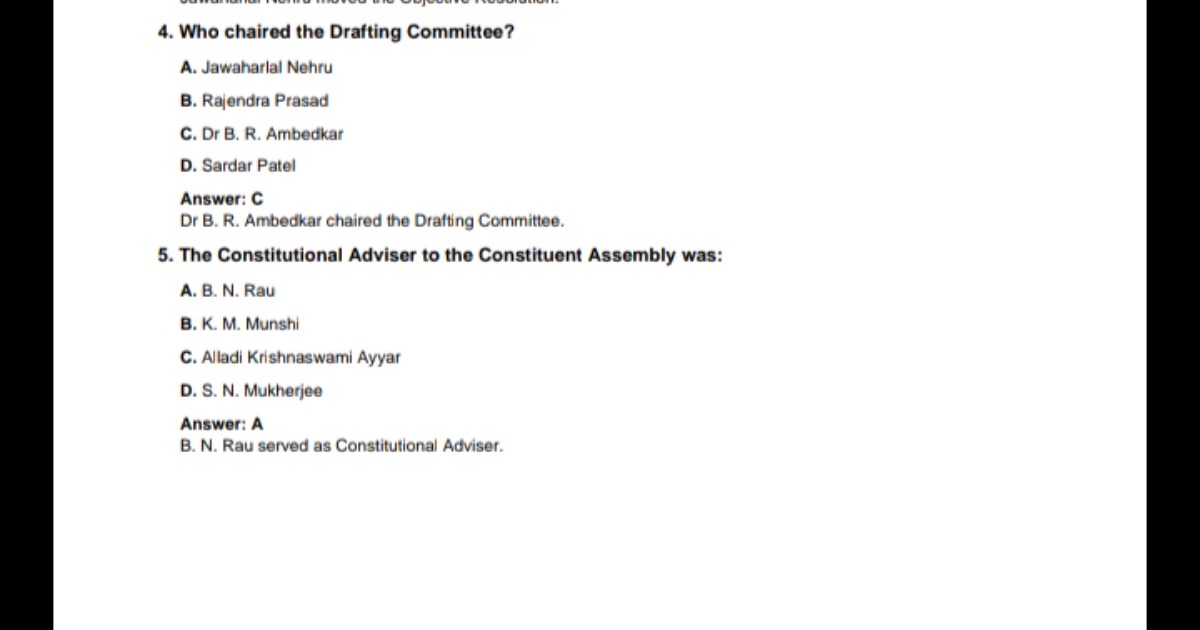 AIBE 22 Constitution Law – 500 Practice MCQs — image 5