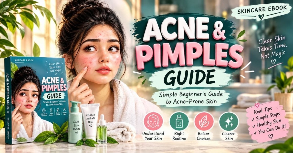 Acne & Pimples Guide: Simple Beginner's Skincare Ebook