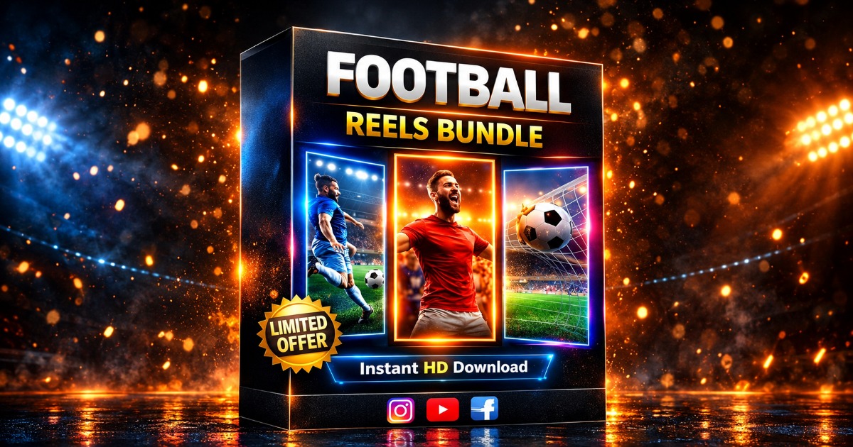 ⚡ Football Creator Vault — 500 Premium Reels