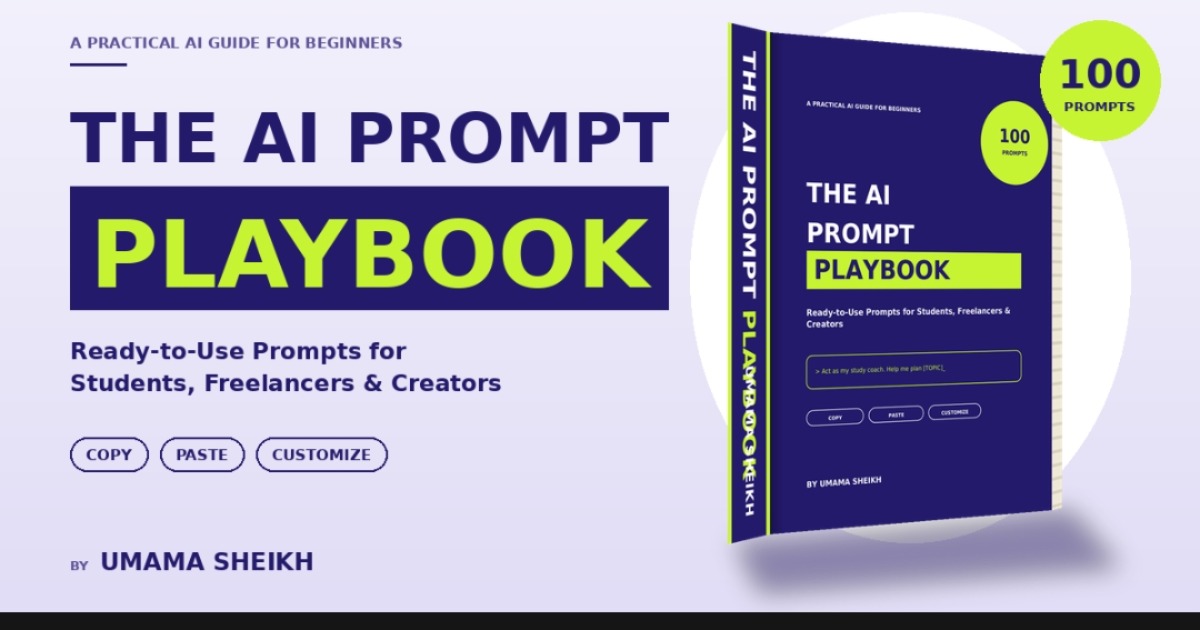 THE AI PROMPT  PLAYBOOK