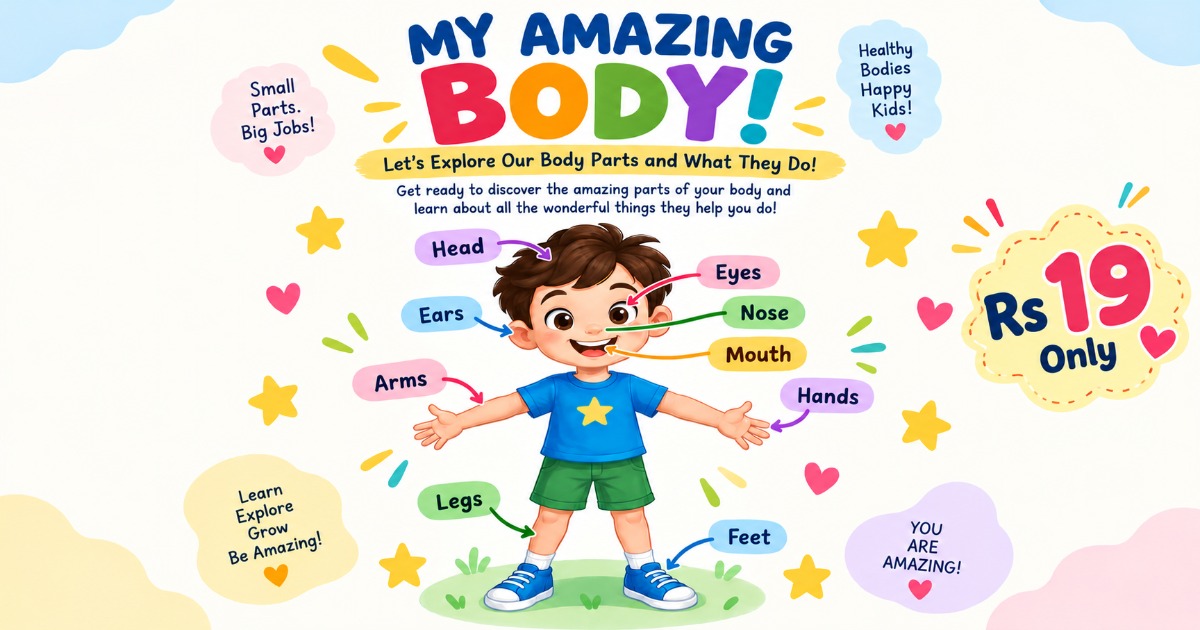 My Amazing Body: A Fun Learning Book for Kids ⭐