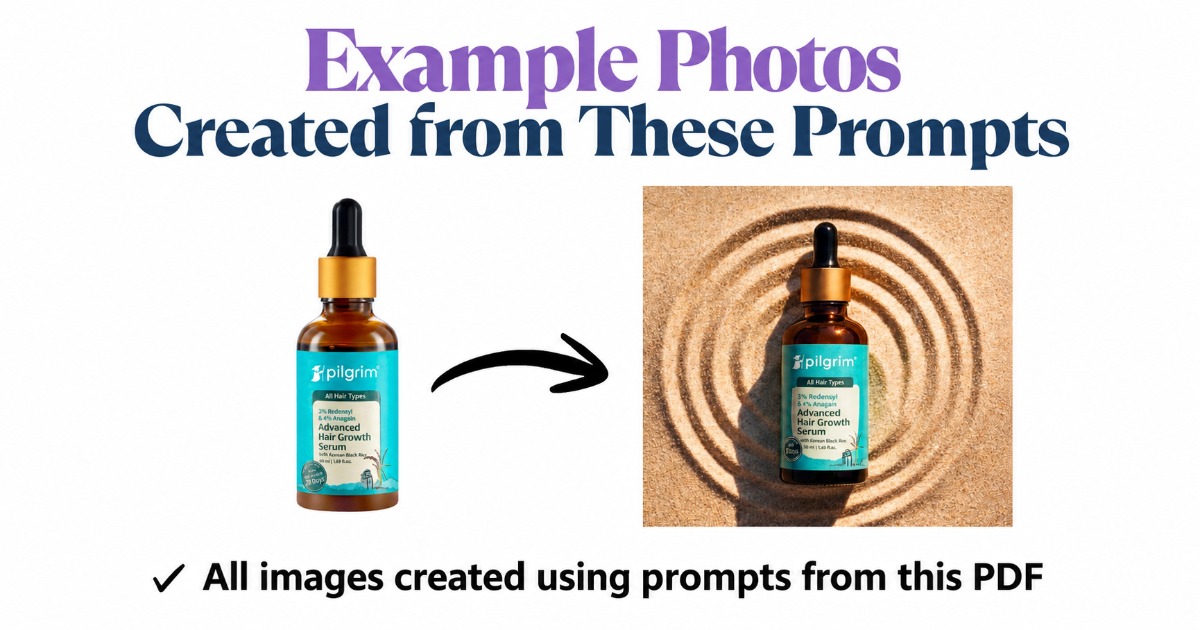 Ultimate Product Photography Prompt Pack (Create Stunning Product Images) ⭐, image 4