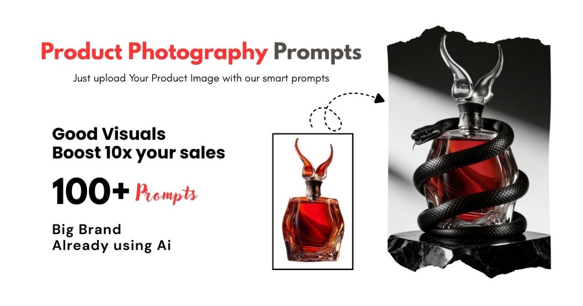 Ultimate Product Photography Prompt Pack (Create Stunning Product Images) ⭐