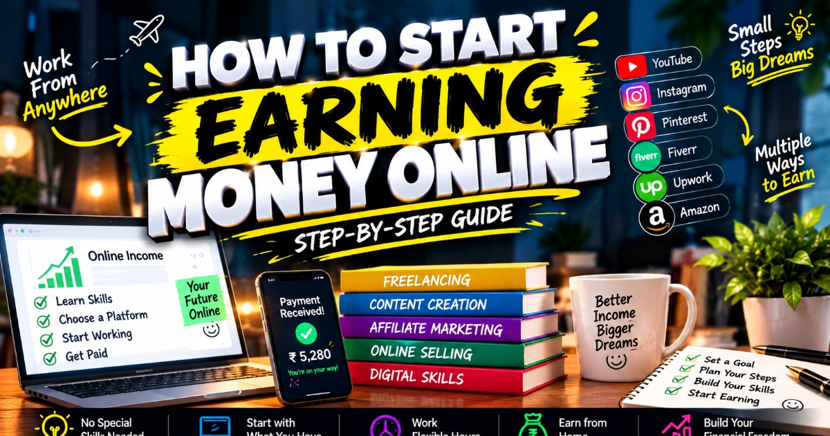 How to Start Earning Money Online