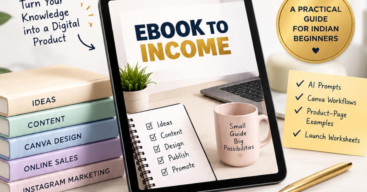 Ebook to Income: A Beginner’s Guide to Creating, Designing & Selling Your First Ebook Online, image 2