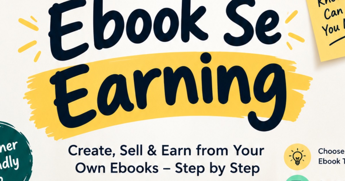 Ebook Se Earning – A Simple Beginner’s Guide to Making Money Online