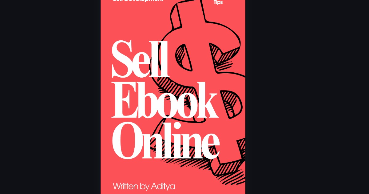 Sell EBook Online By Aditya