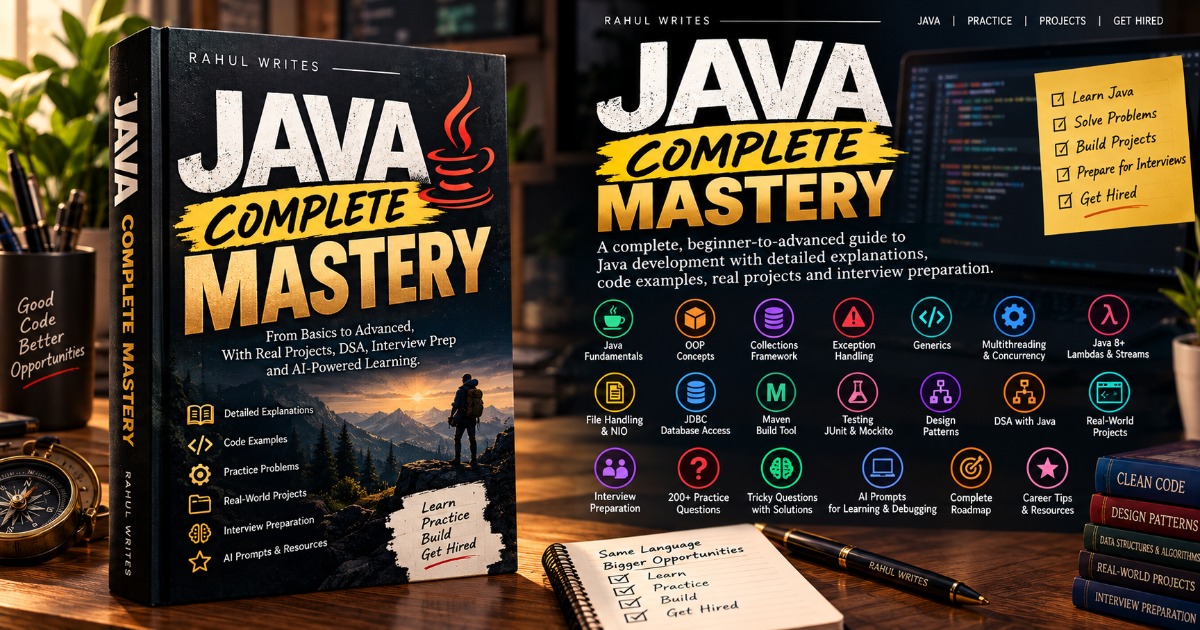 Java Complete Mastery — From Fundamentals to Job Ready